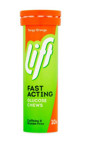 LIFT Glucotabs Orange 10s